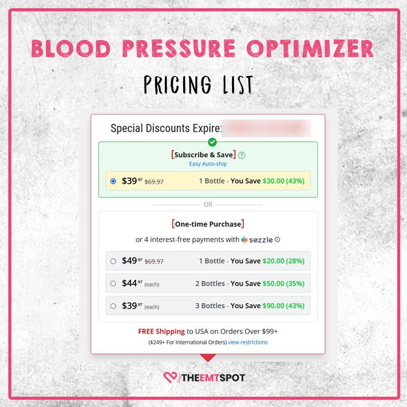 price list