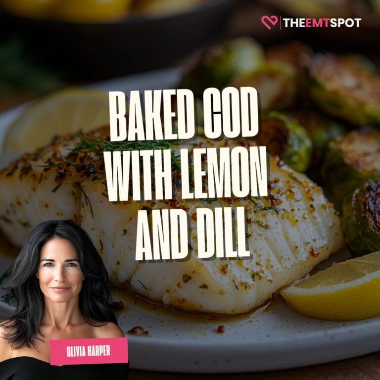 Baked Cod with Lemon and Dill