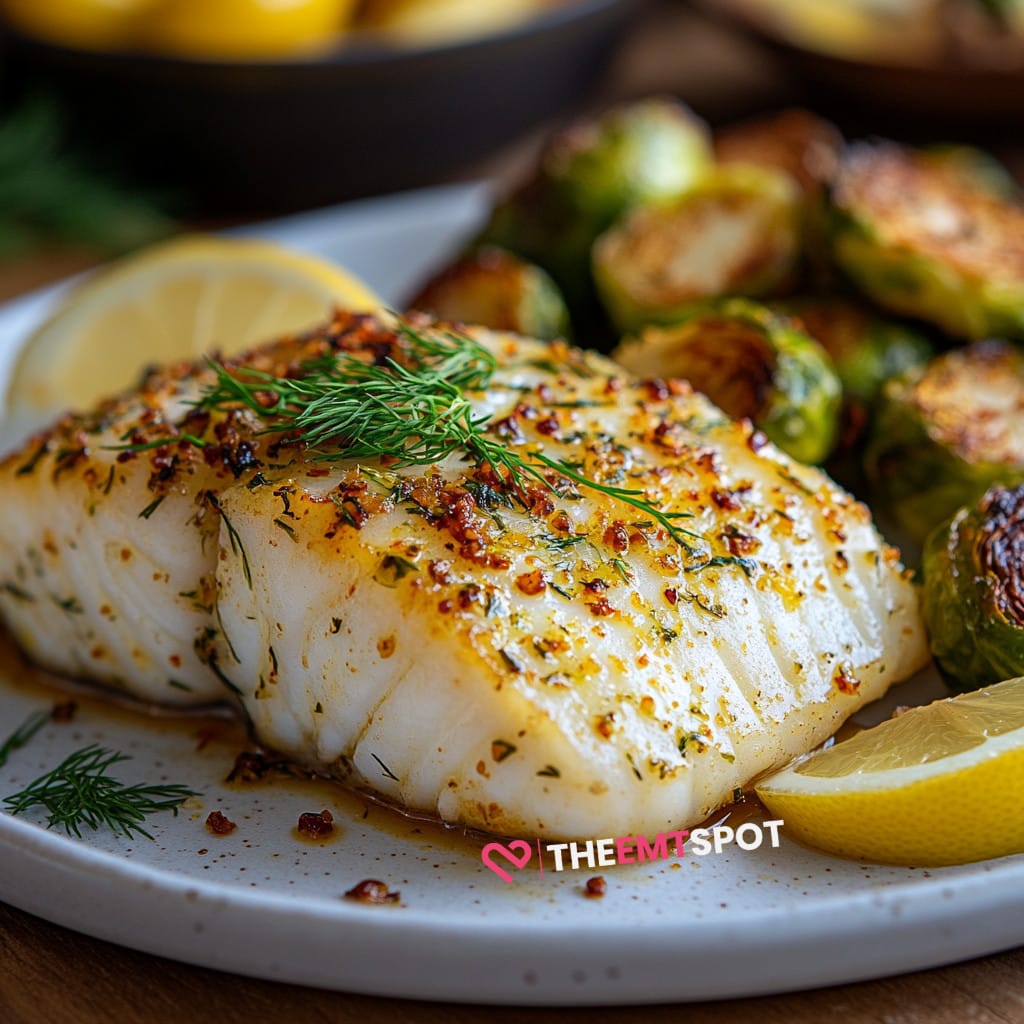 Baked Cod with Lemon and Dill