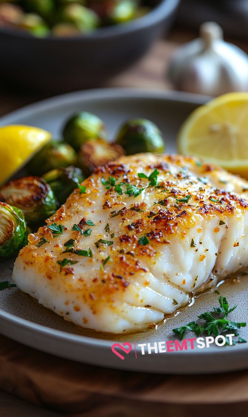 Baked Cod with Lemon and Garlic