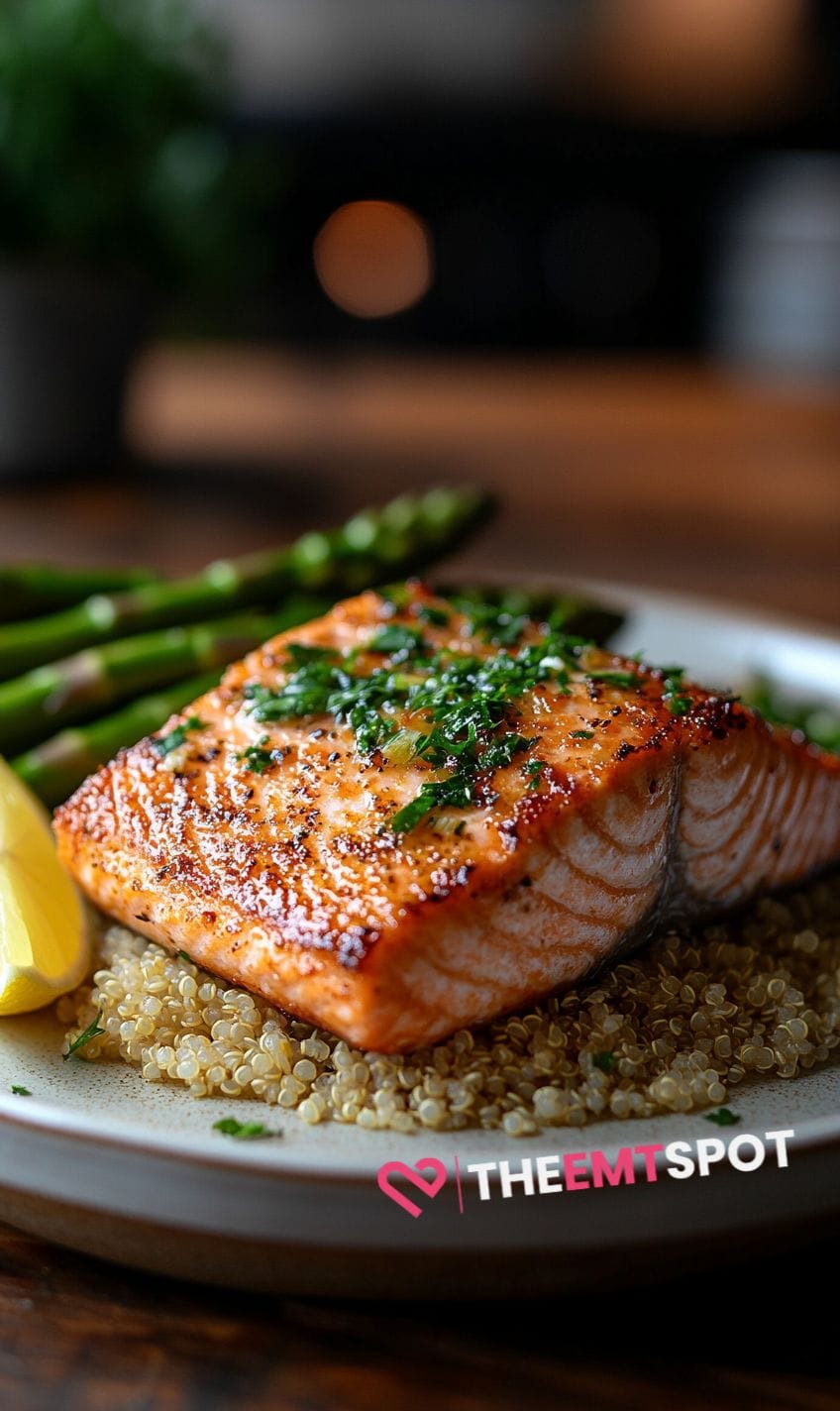Baked Salmon and Quinoa Bowl