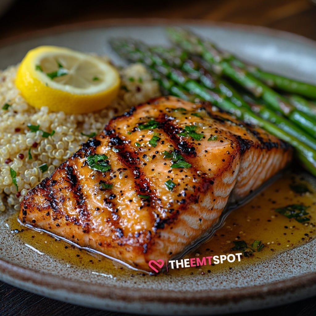 Grilled Salmon with Asparagus Recipe