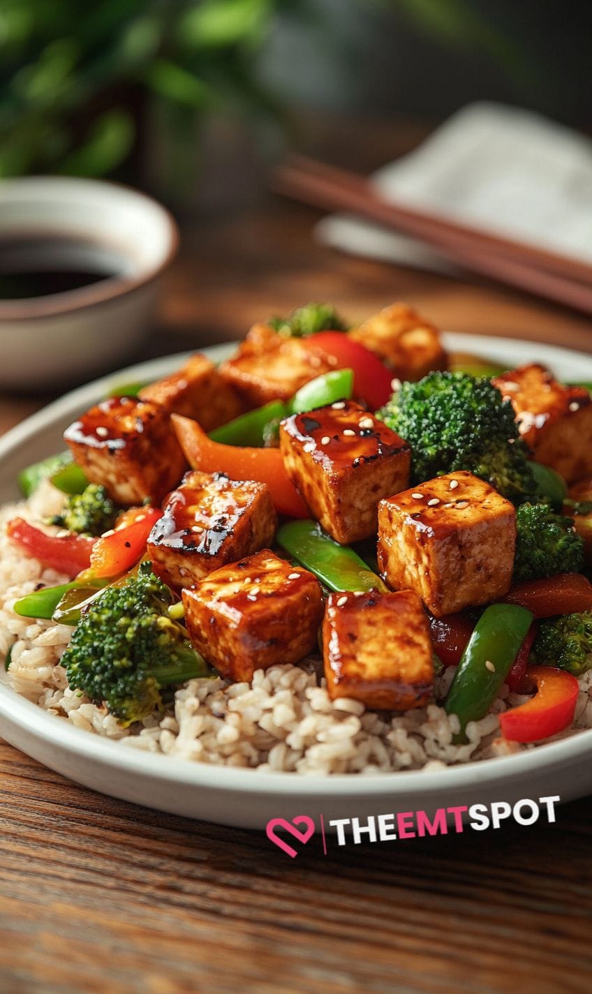 Grilled Tofu and Veggie Stir-Fry