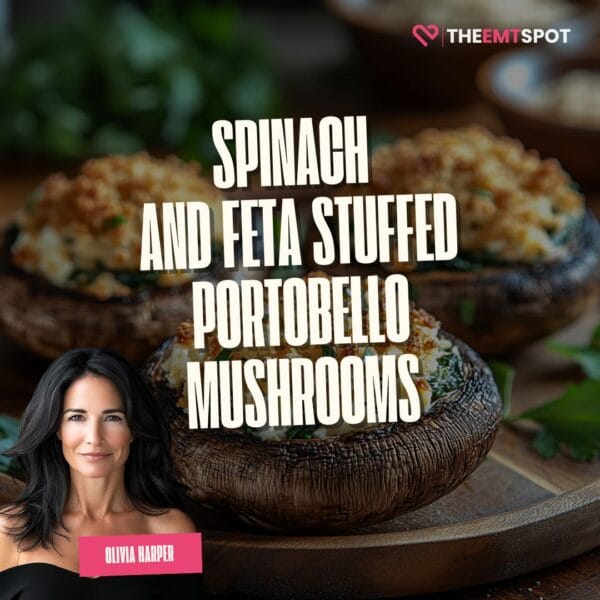 Spinach and Feta Stuffed Portobello Mushrooms