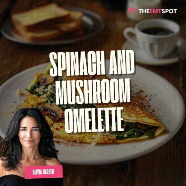 Spinach and Mushroom Omelette