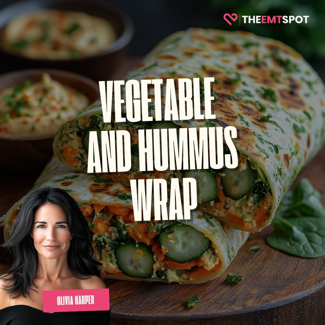 Vegetable and Hummus Wrap