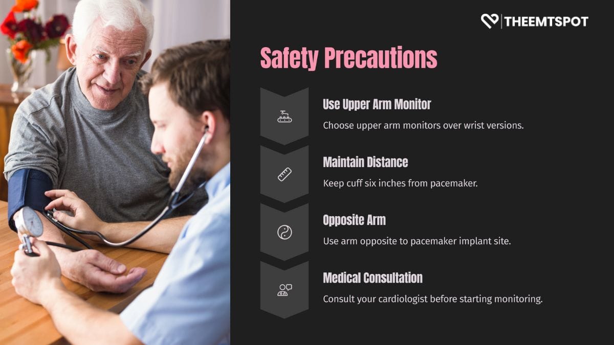 how to take blood pressure with a pacemaker