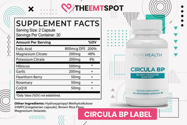 circula bp label
