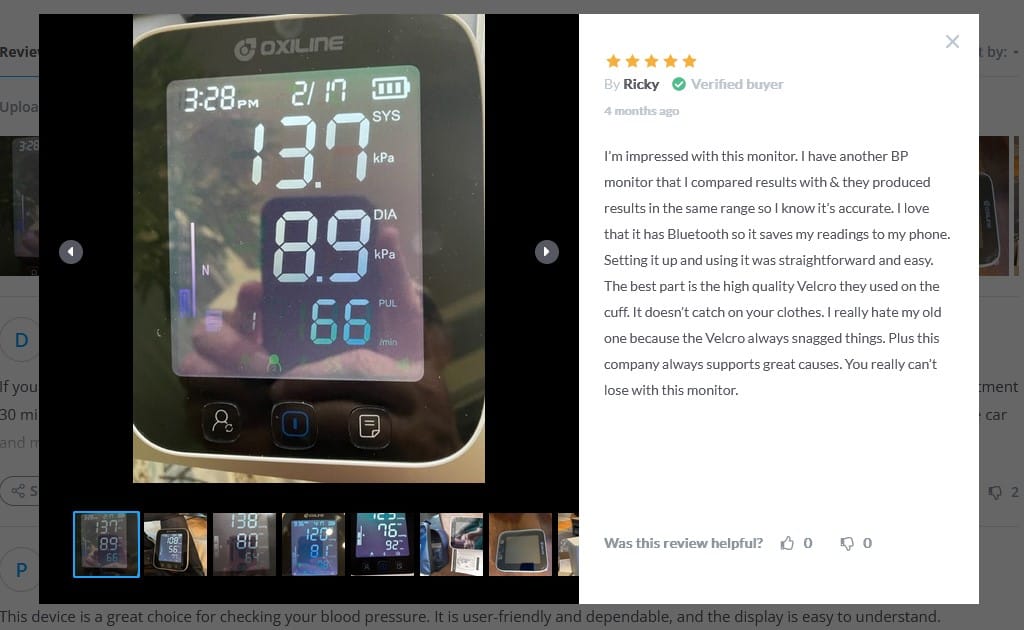 oxiline x pro customer feedback from the official website