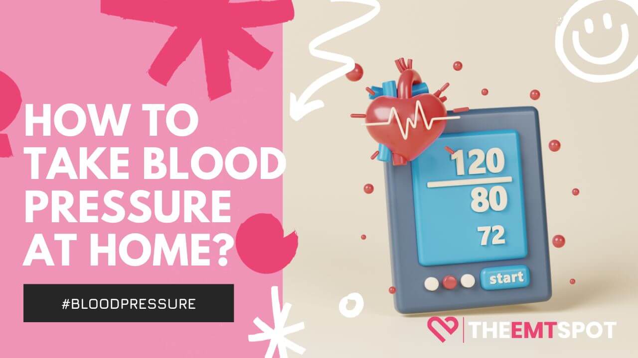 taking blood pressure