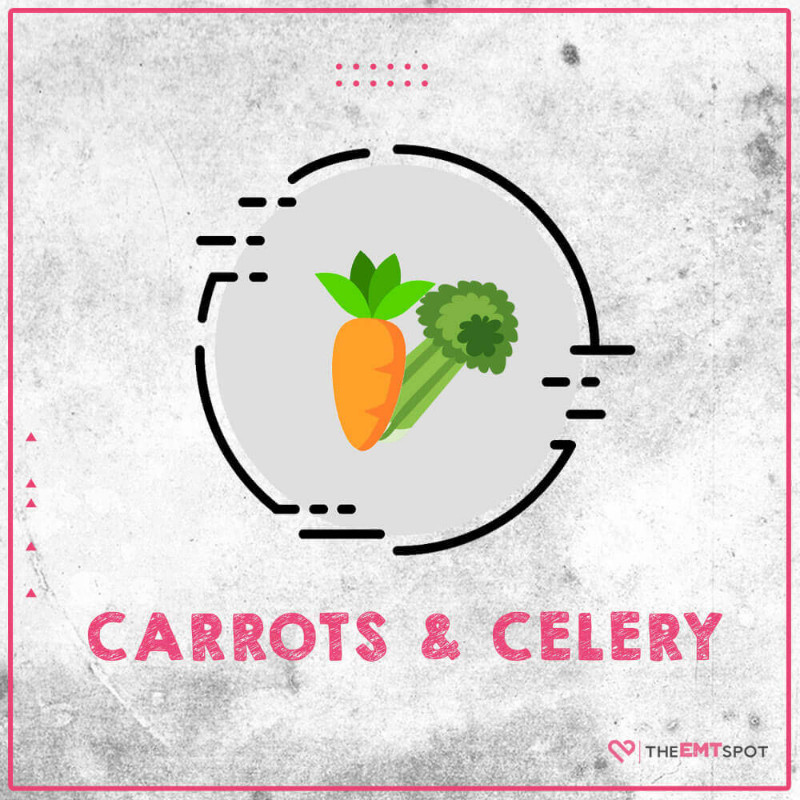 carrots celery