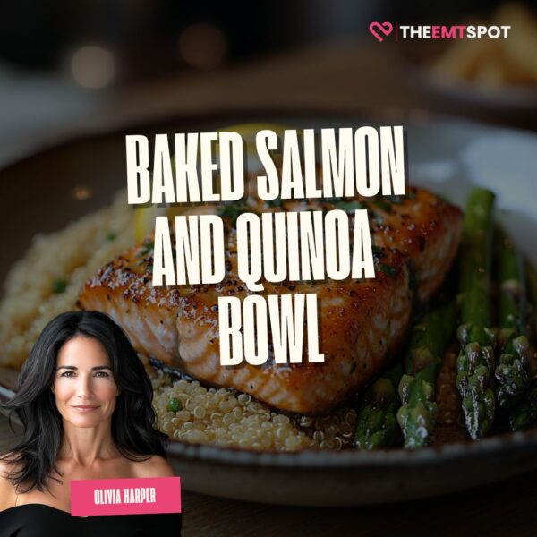 Baked Salmon and Quinoa Bowl