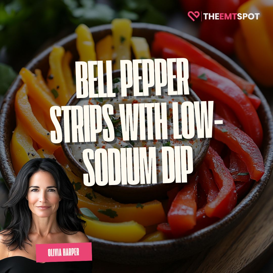 Bell Pepper Strips with Low-Sodium Dip