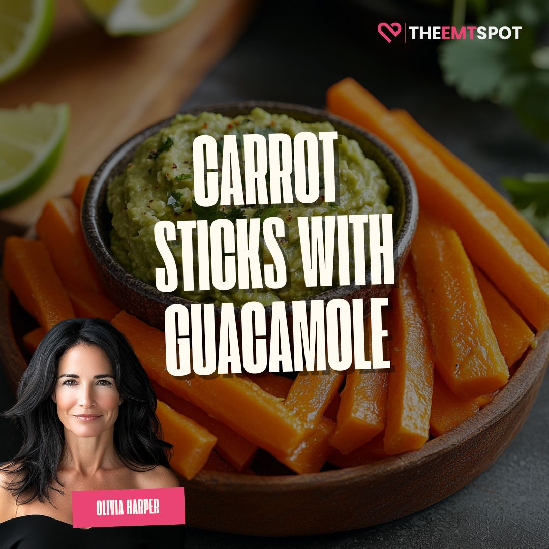 Carrot Sticks with Guacamole