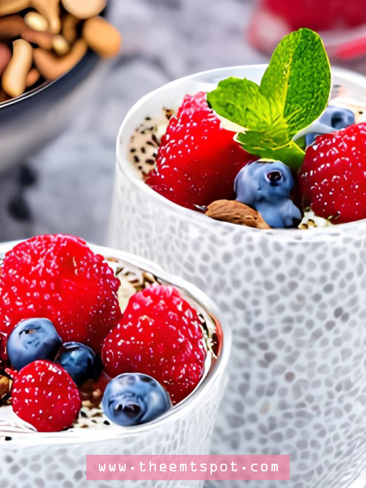 Chia Seed Pudding With Fresh Berries