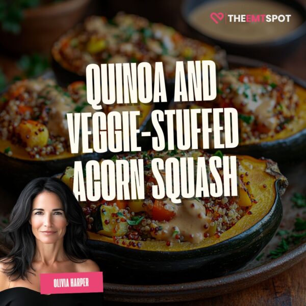 Quinoa and Veggie-Stuffed Acorn Squash