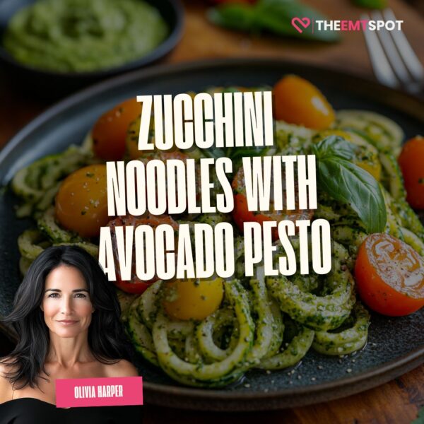 Zucchini Noodles with Avocado Pesto