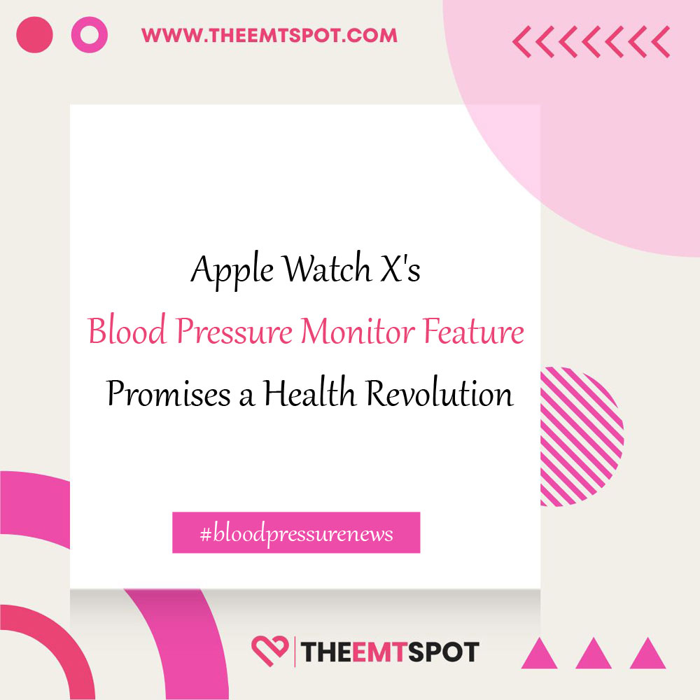 apple watch x and blood pressure monitor