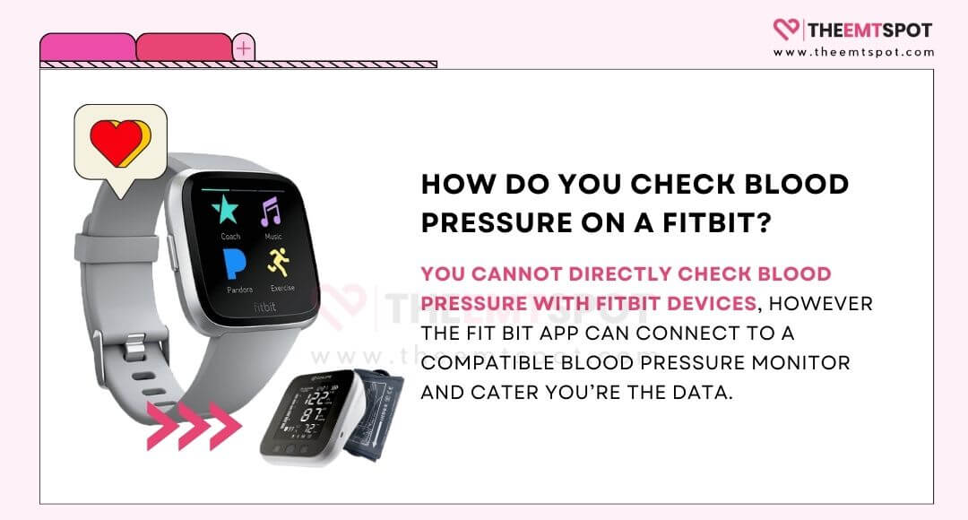 fitbit for blood pressure check