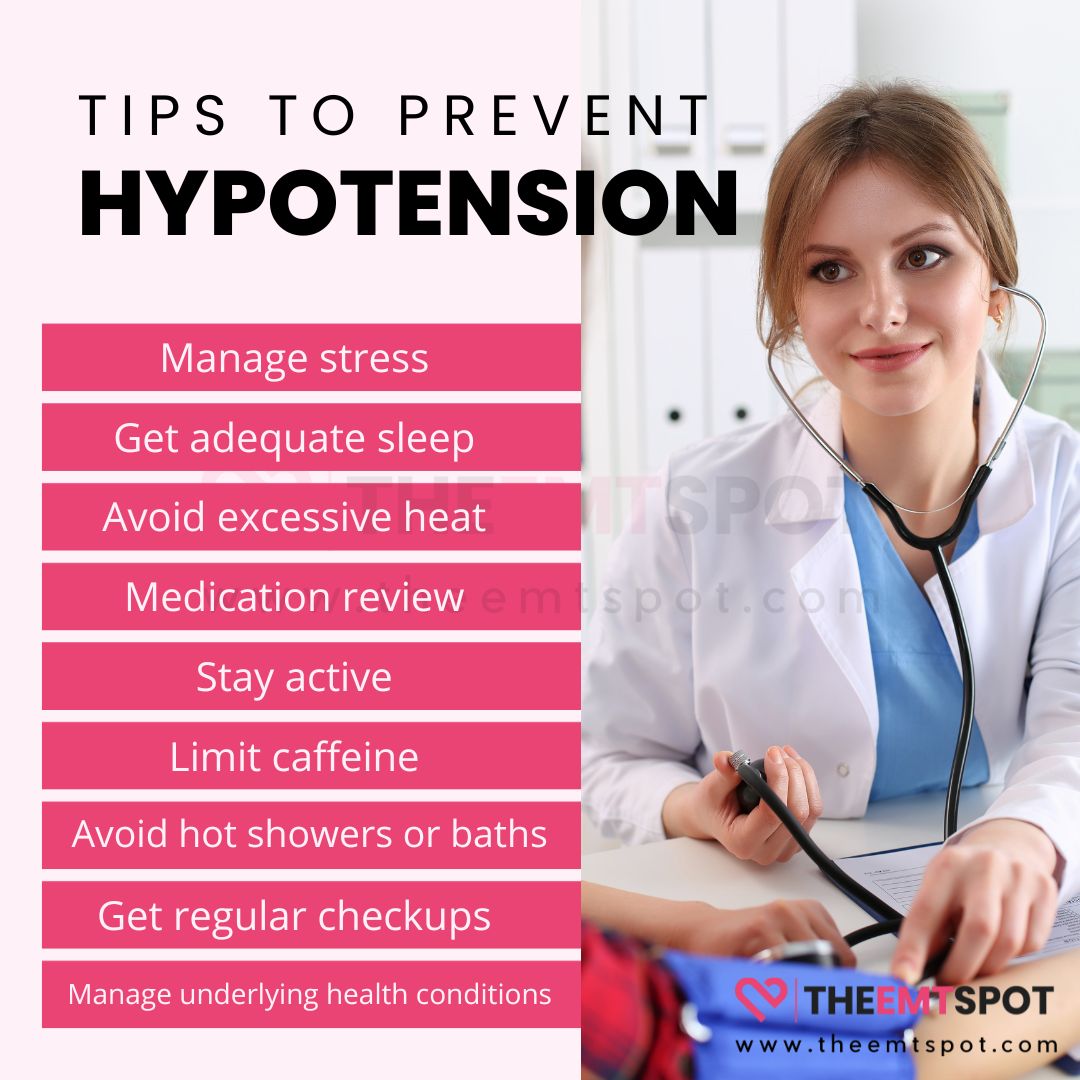 hypotension prevention