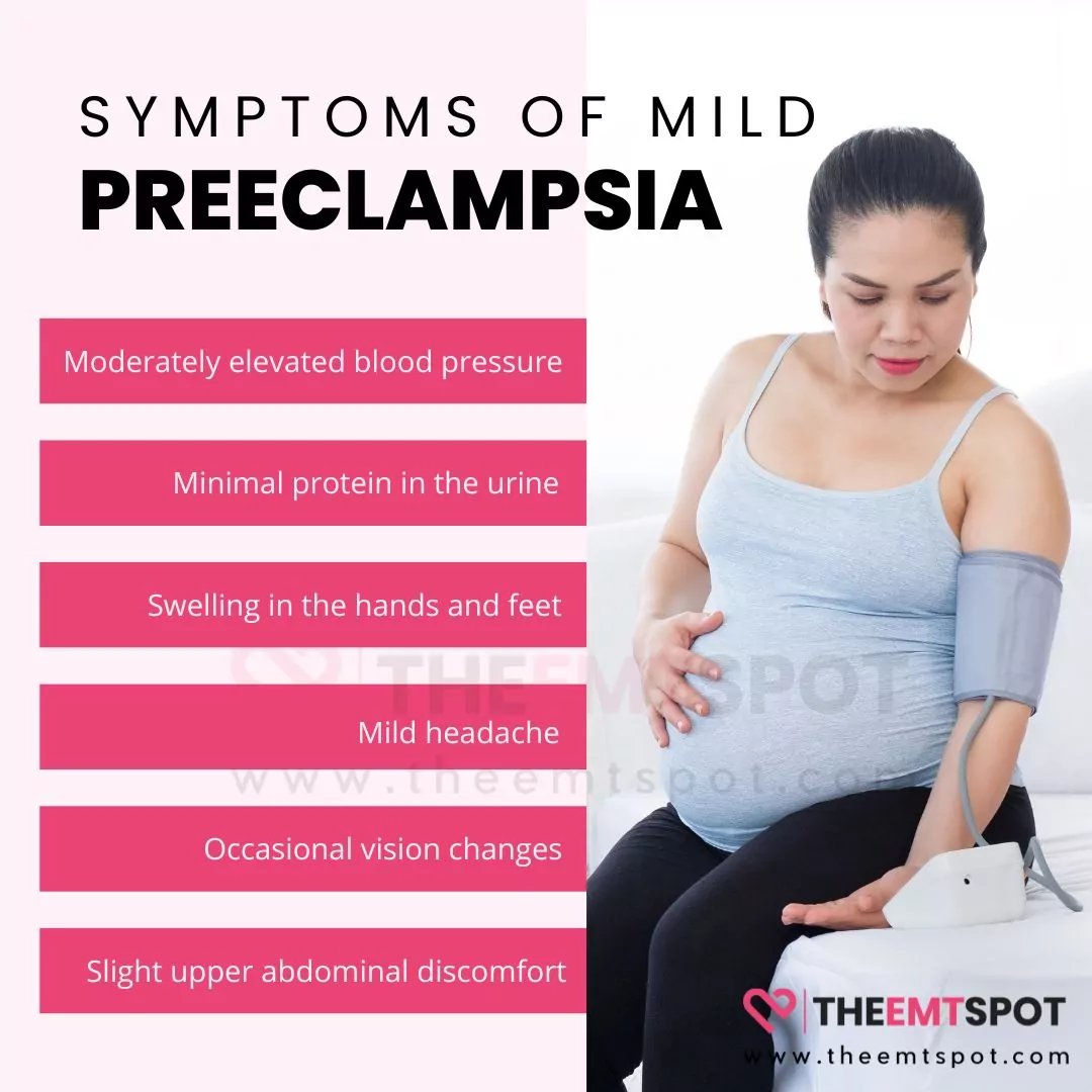mild preeclapmsia symptoms